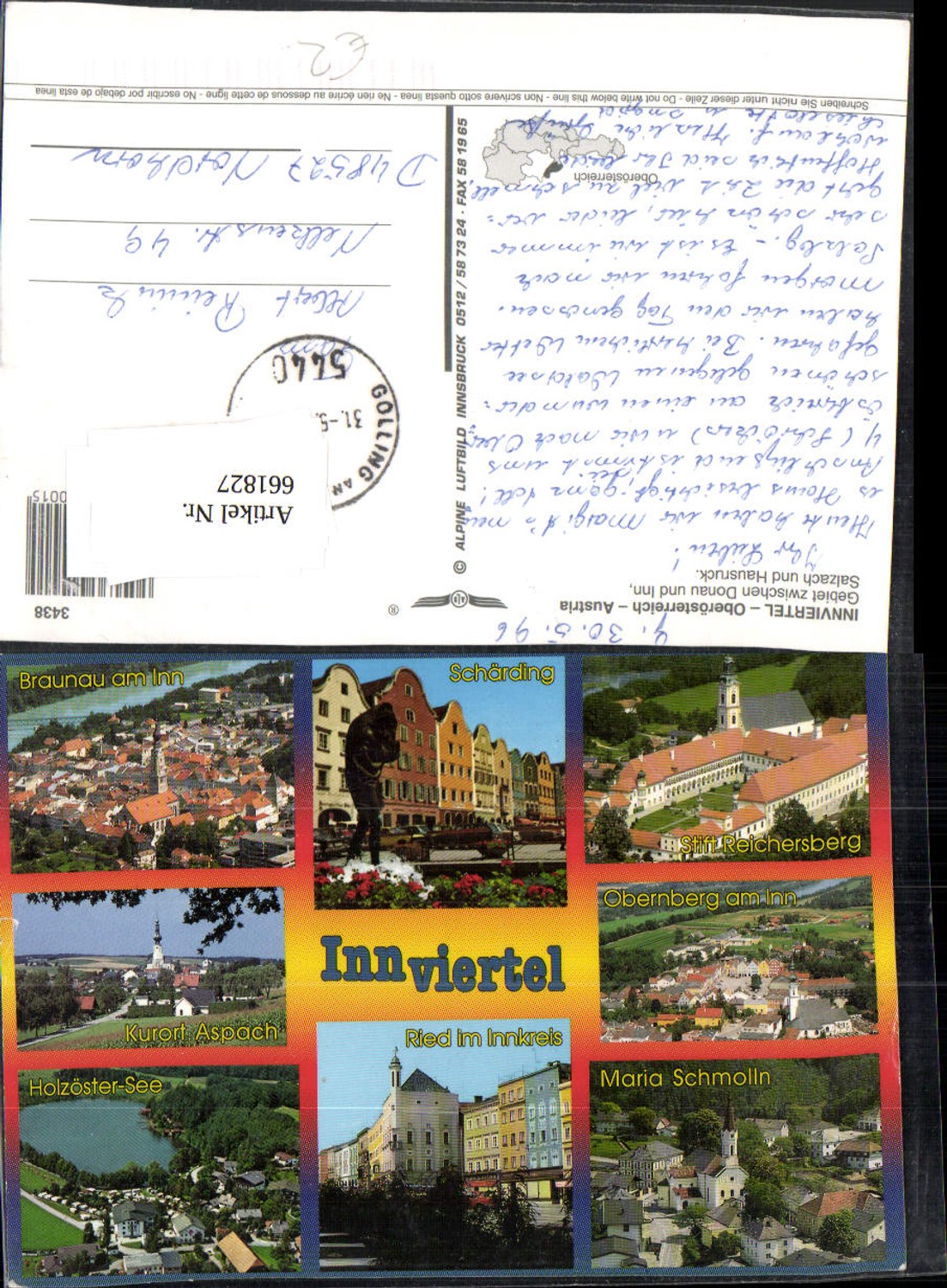 661827,Multi-image Ak Innviertel Schärding Maria Schmolln Aspach Braunau a. Inn