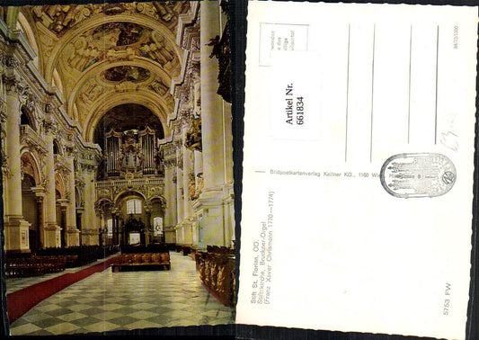 661834,St Florian Stift Innenansicht Bruckner-Orgel Orgel