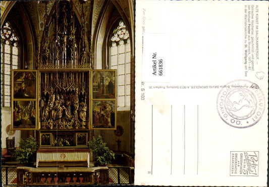 661836,St Wolfgang im Salzkammergut Hochaltar Pacher