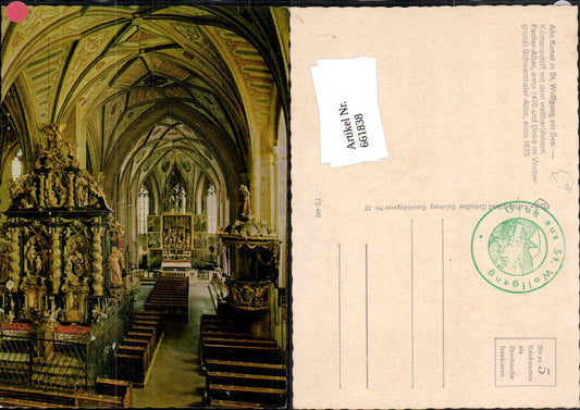 661838,St Wolfgang im Salzkammergut Pacher-Altar Innenansicht
