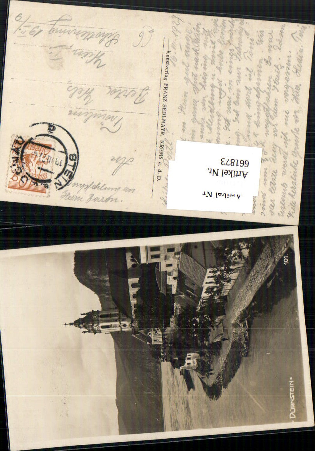 661873,Dürnstein in der Wachau Burg Donau Ufer Häuser