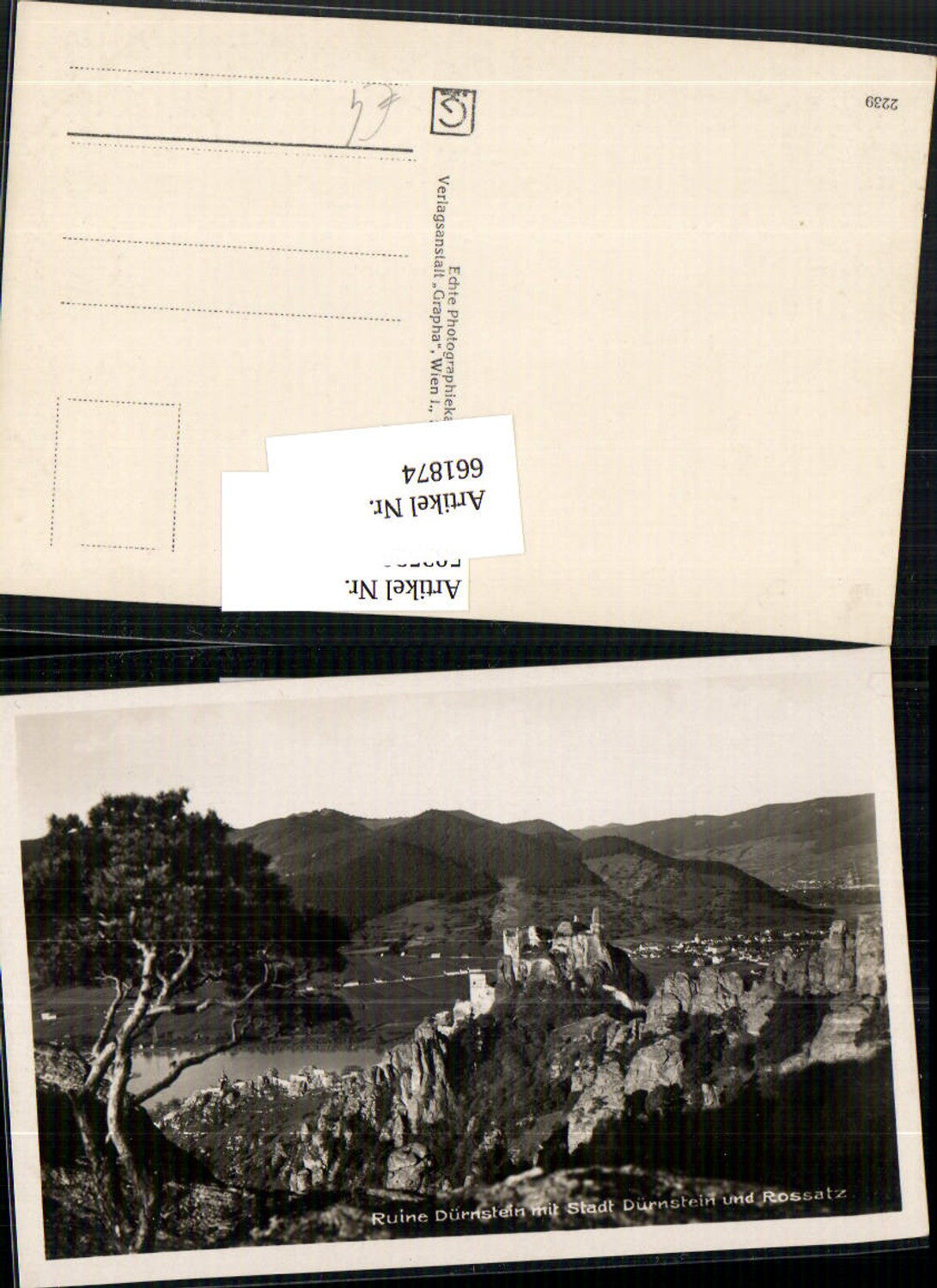 661874,Dürnstein in der Wachau Burg Donau Rossatz