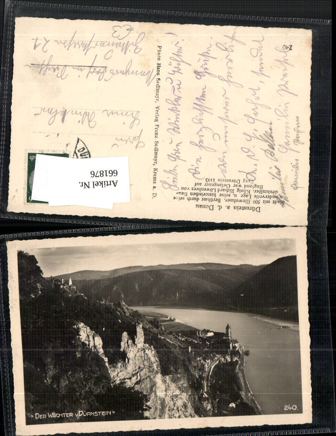 661876,Dürnstein in der Wachau Burg Donau