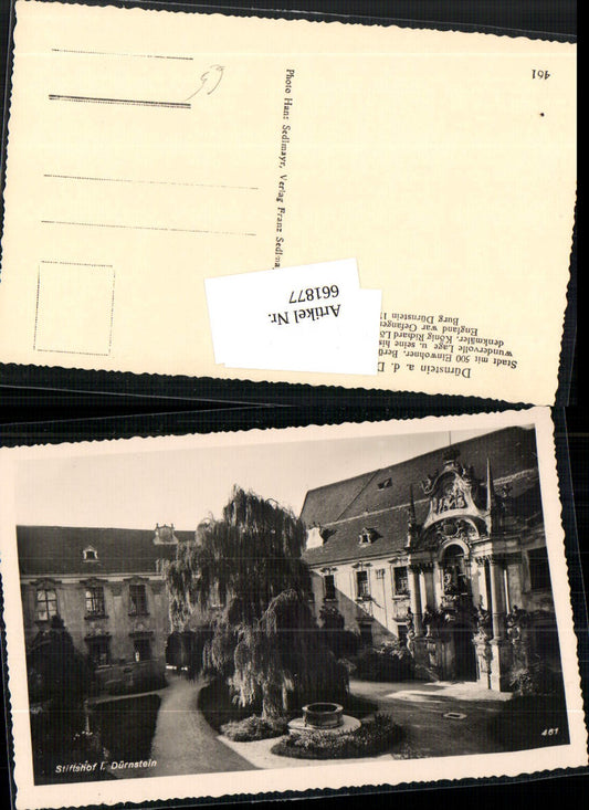 661877,Dürnstein in der Wachau Burg Donau Siftshof Stift