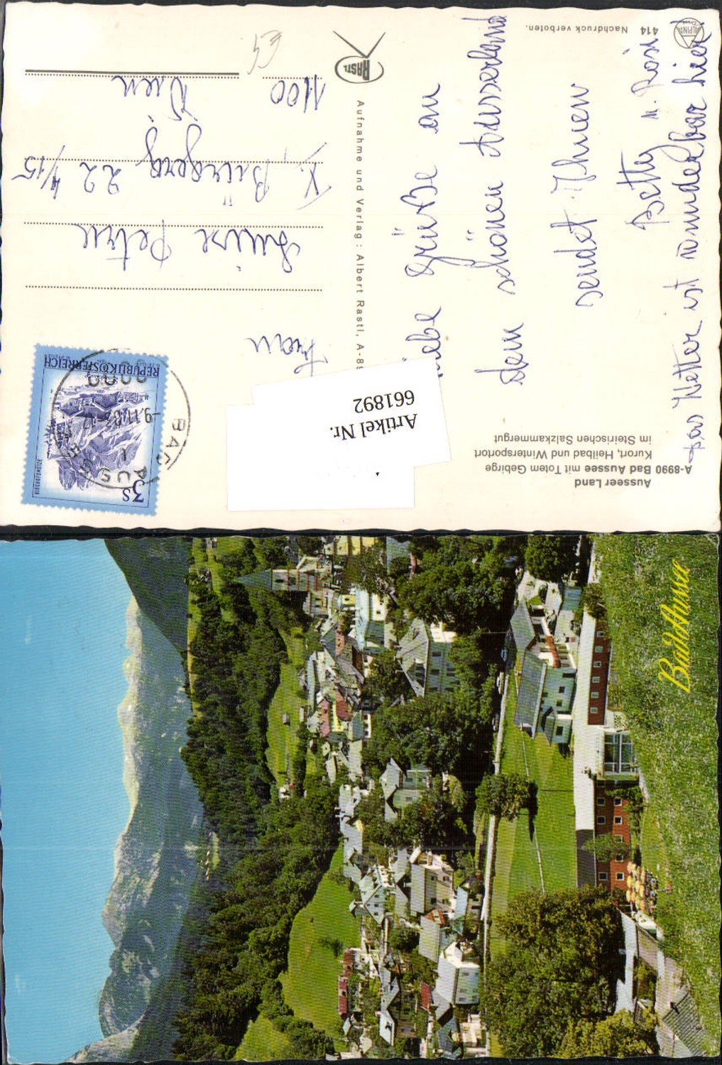 Alte Ansichtskarte – Old Postcard