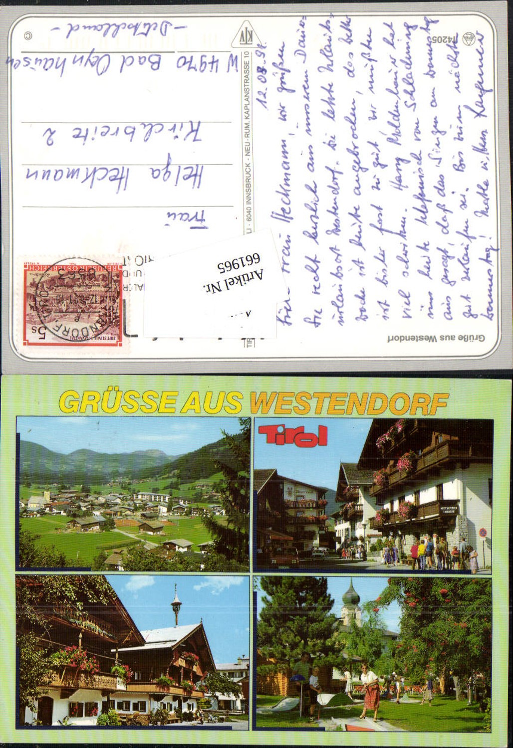 Alte Ansichtskarte – Old Postcard