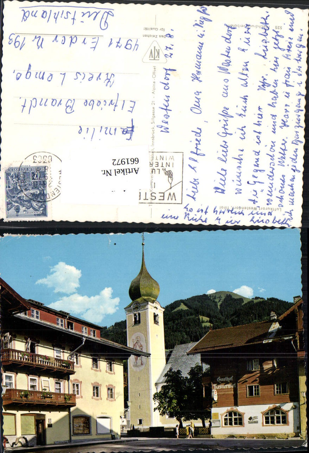 Alte Ansichtskarte – Old Postcard