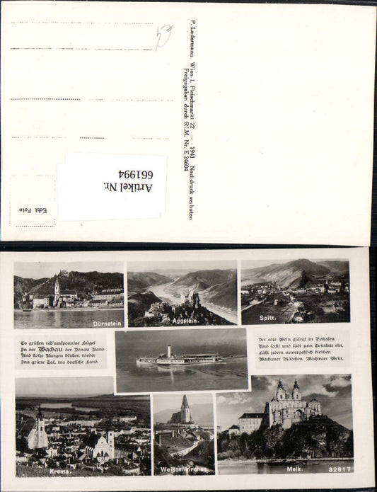 661994,Dürnstein in der Wachau Dampfer Melk Spitz Krems Weissenkirchen