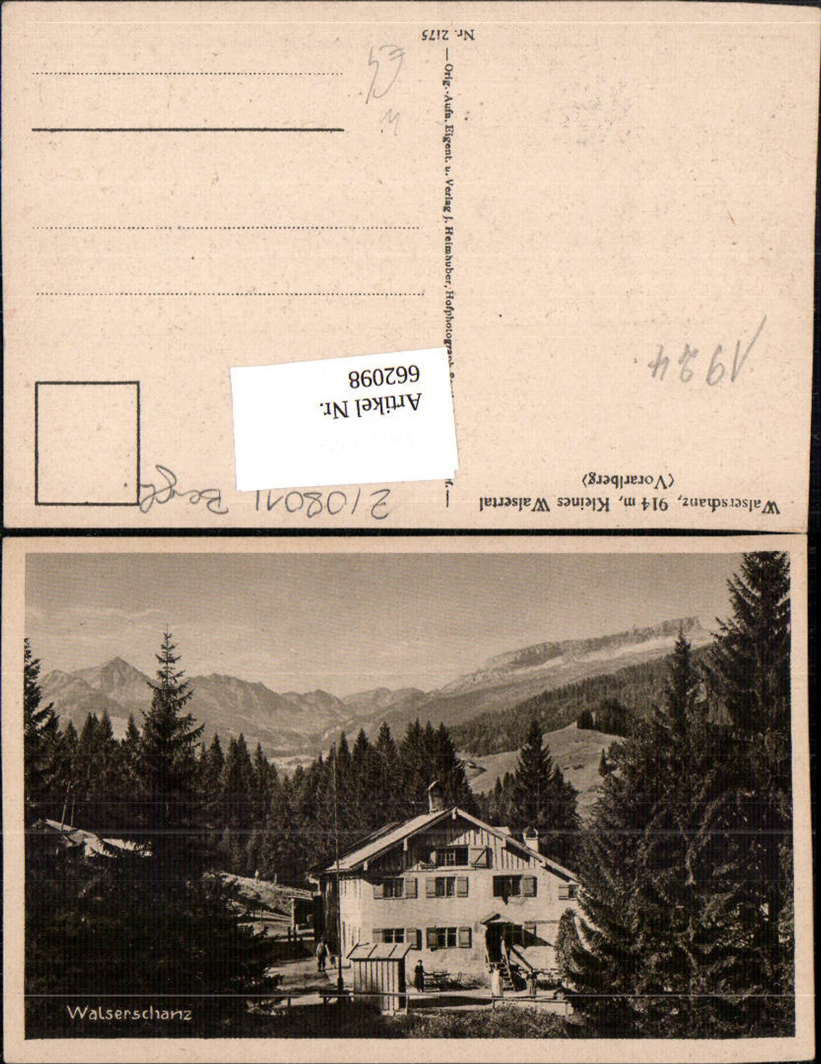 Alte Ansichtskarte – Old Postcard