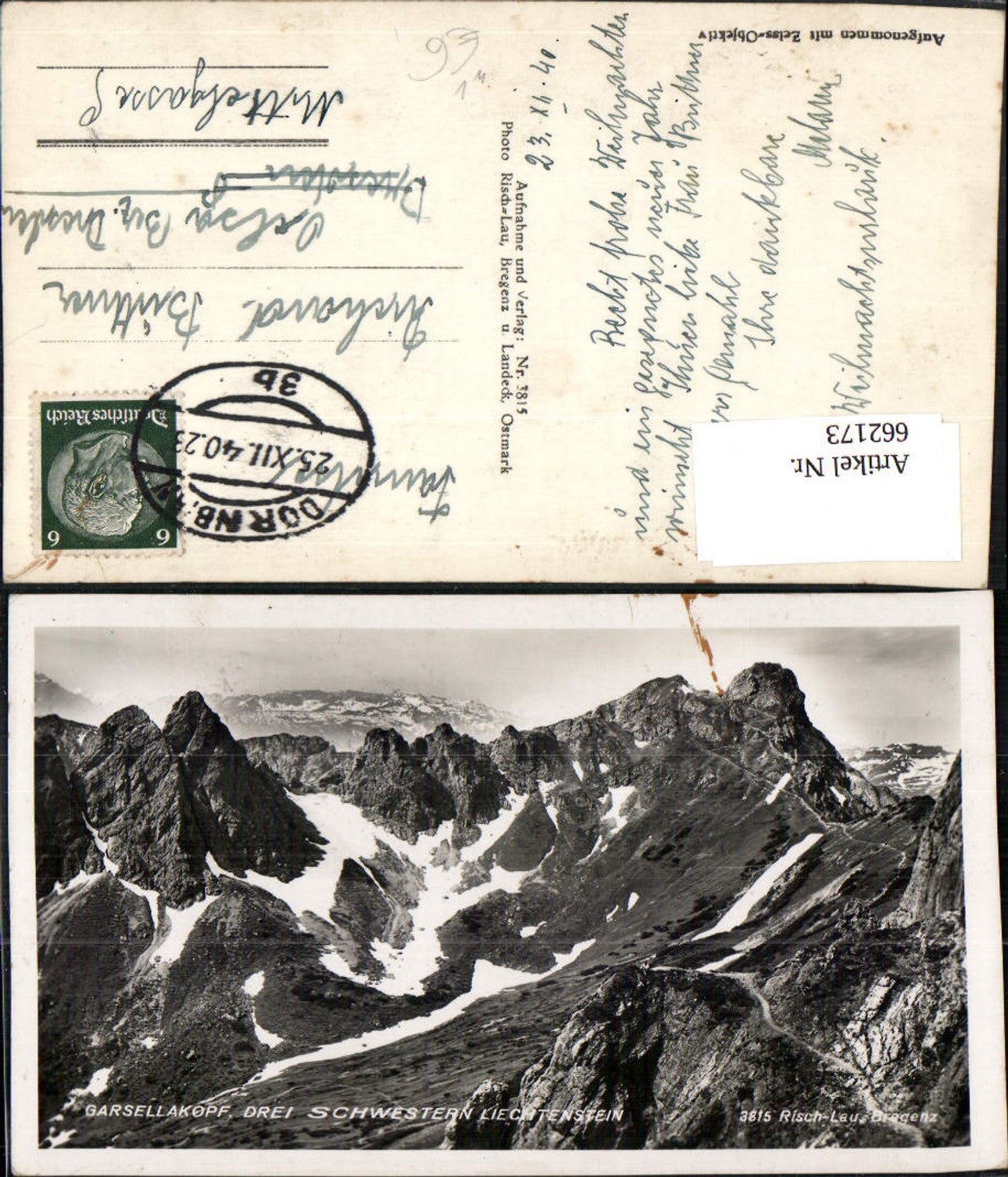 Alte Ansichtskarte – Old Postcard