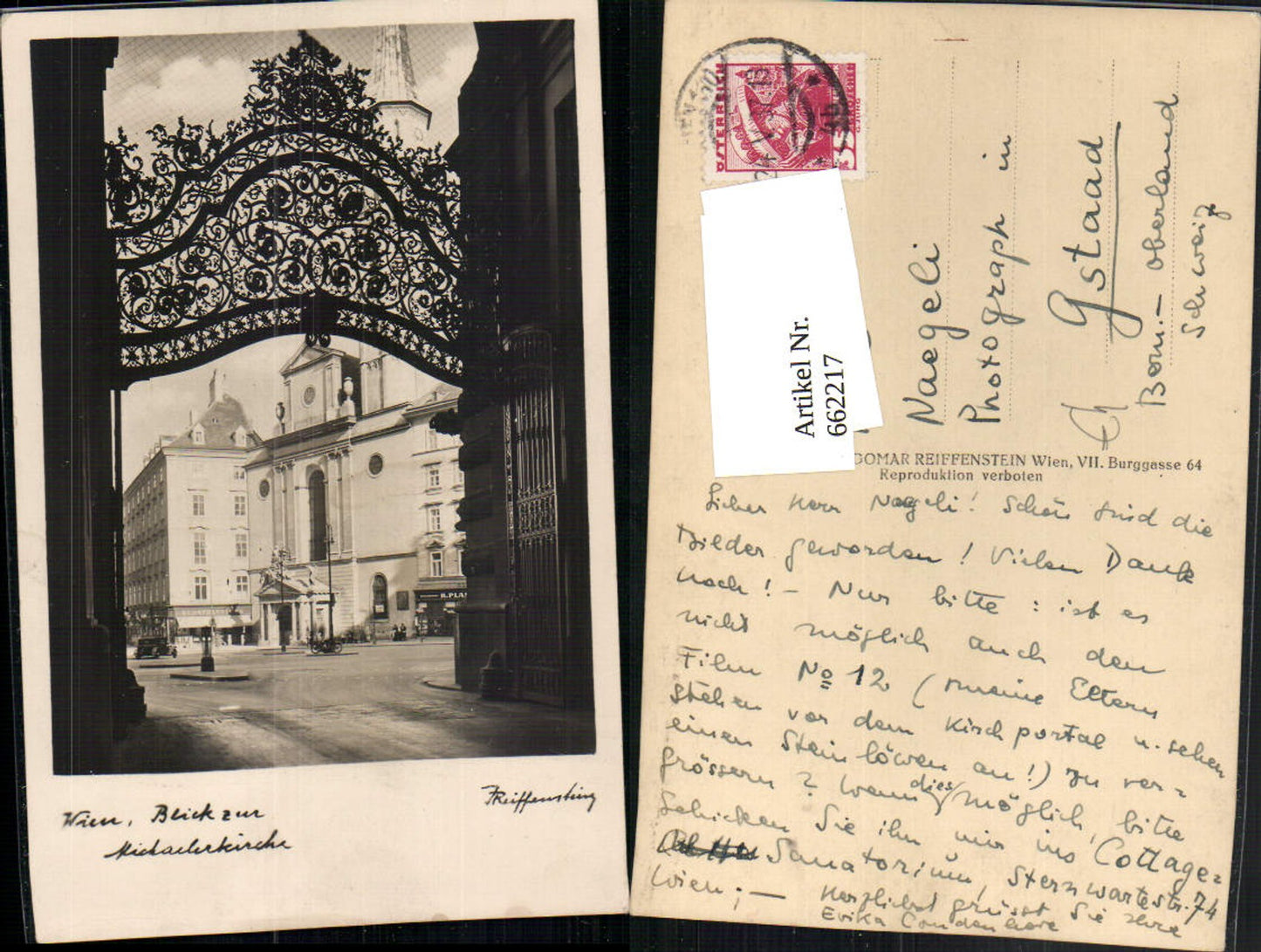 Alte Ansichtskarte – Old Postcard