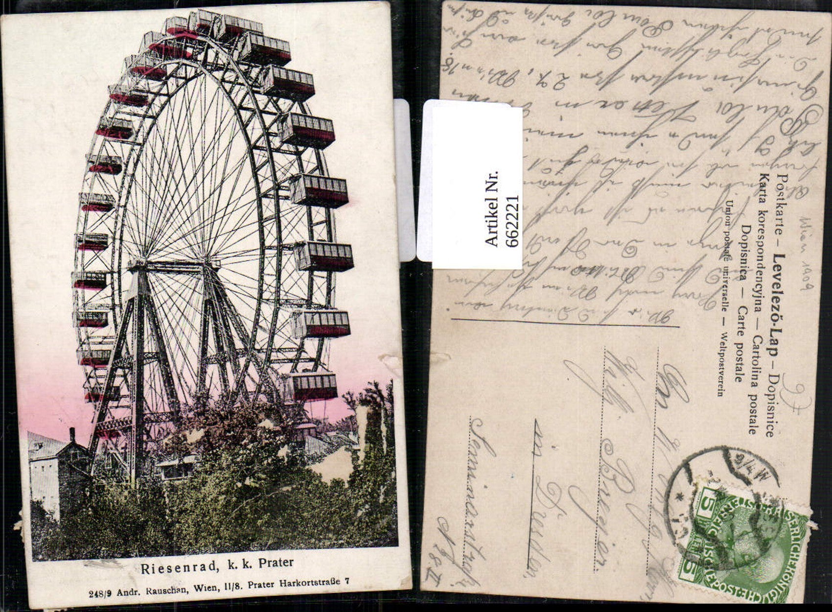 Alte Ansichtskarte – Old Postcard