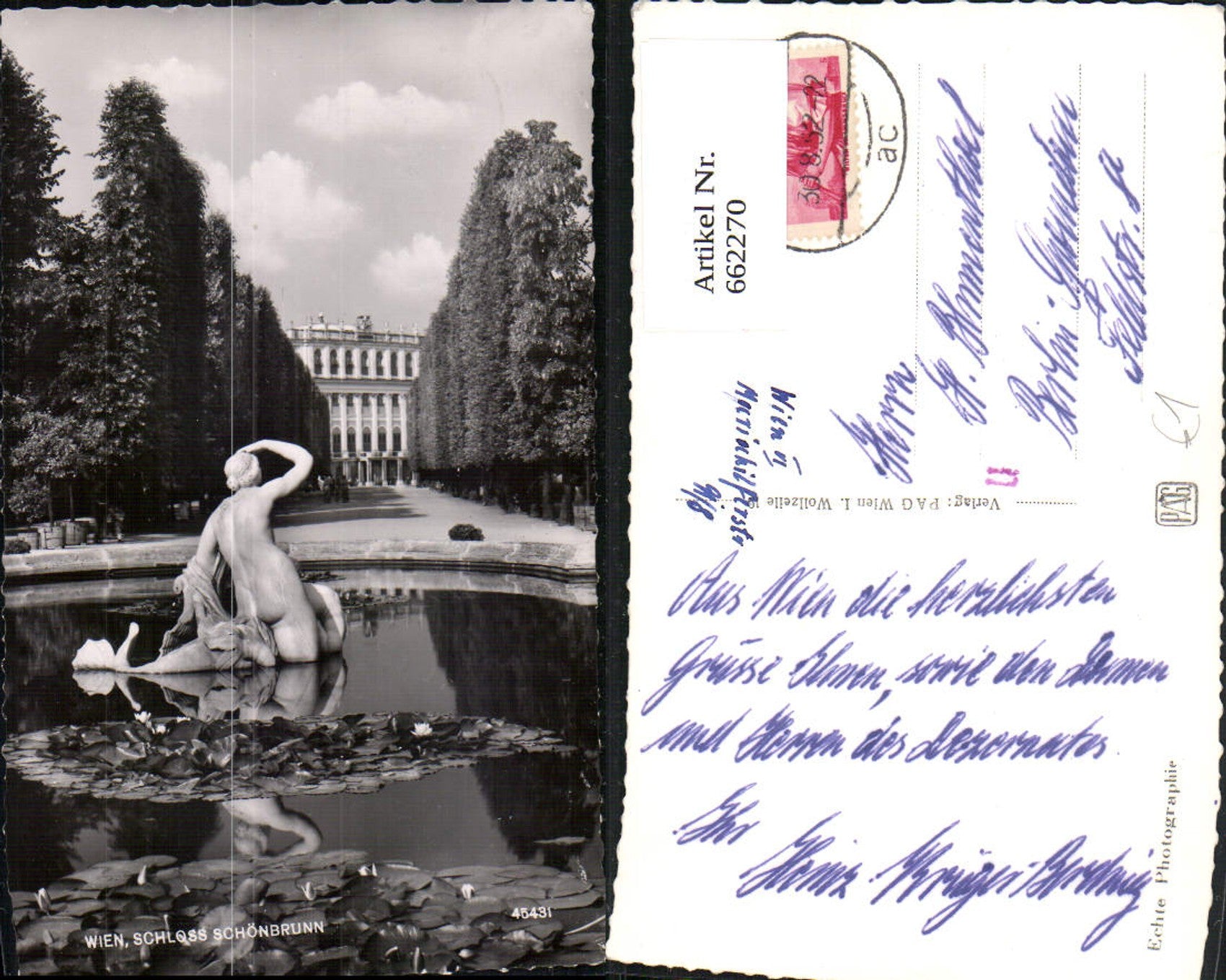 Alte Ansichtskarte – Old Postcard