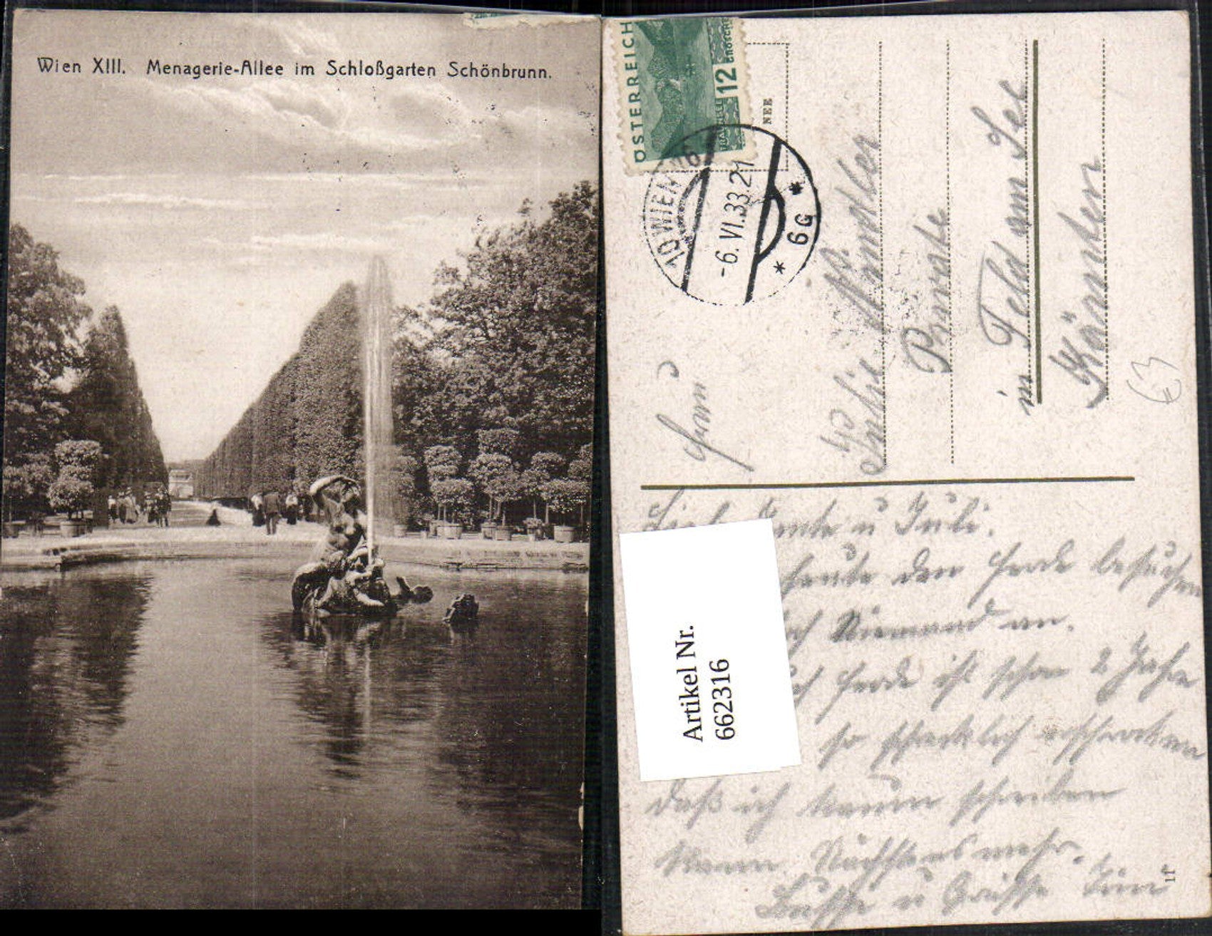 Alte Ansichtskarte – Old Postcard