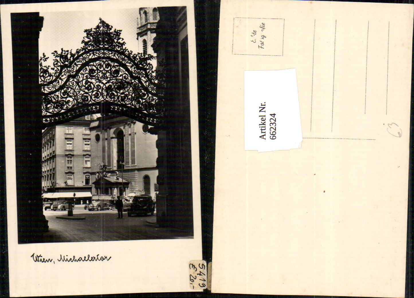 Alte Ansichtskarte – Old Postcard