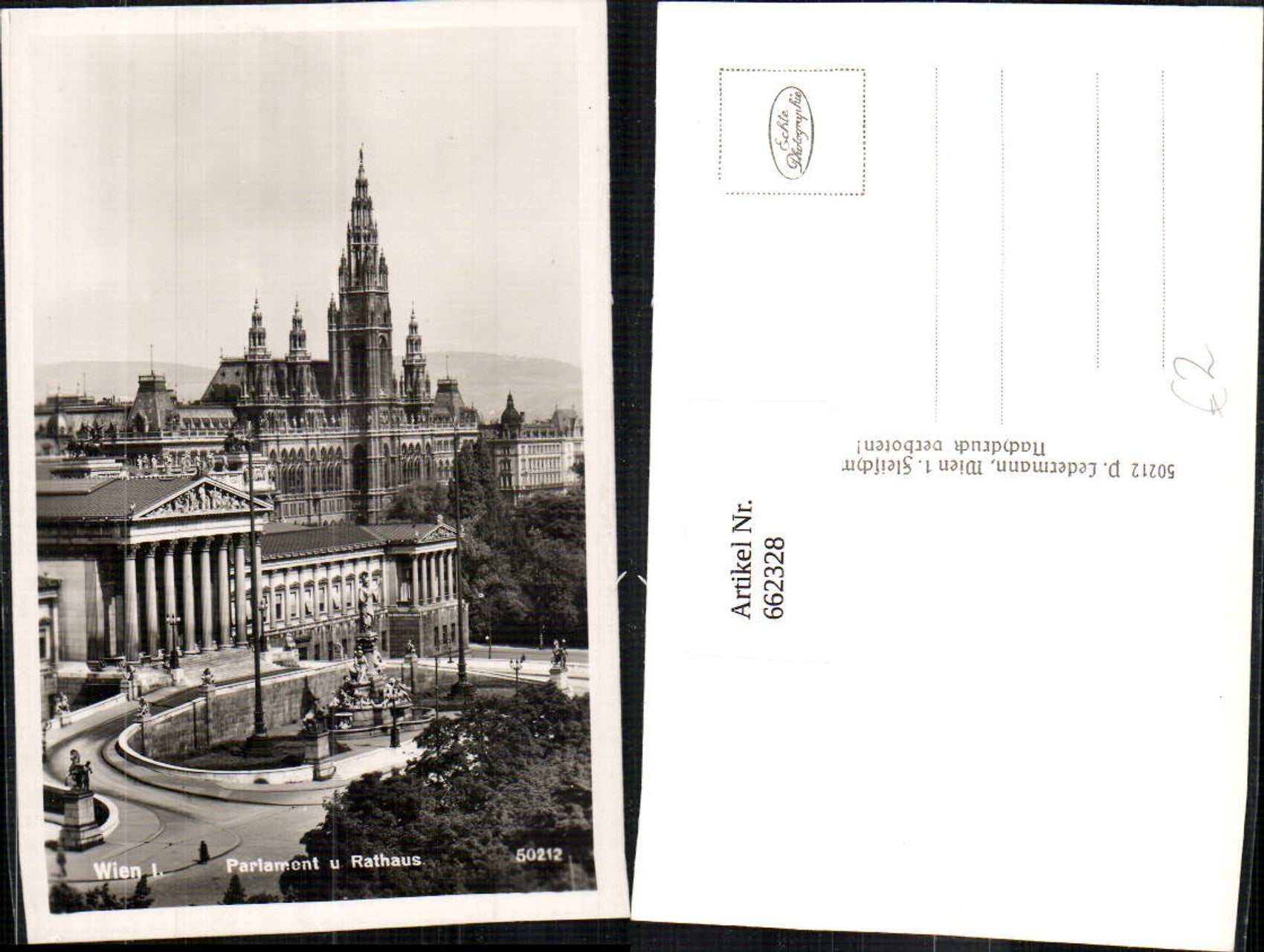Alte Ansichtskarte – Old Postcard