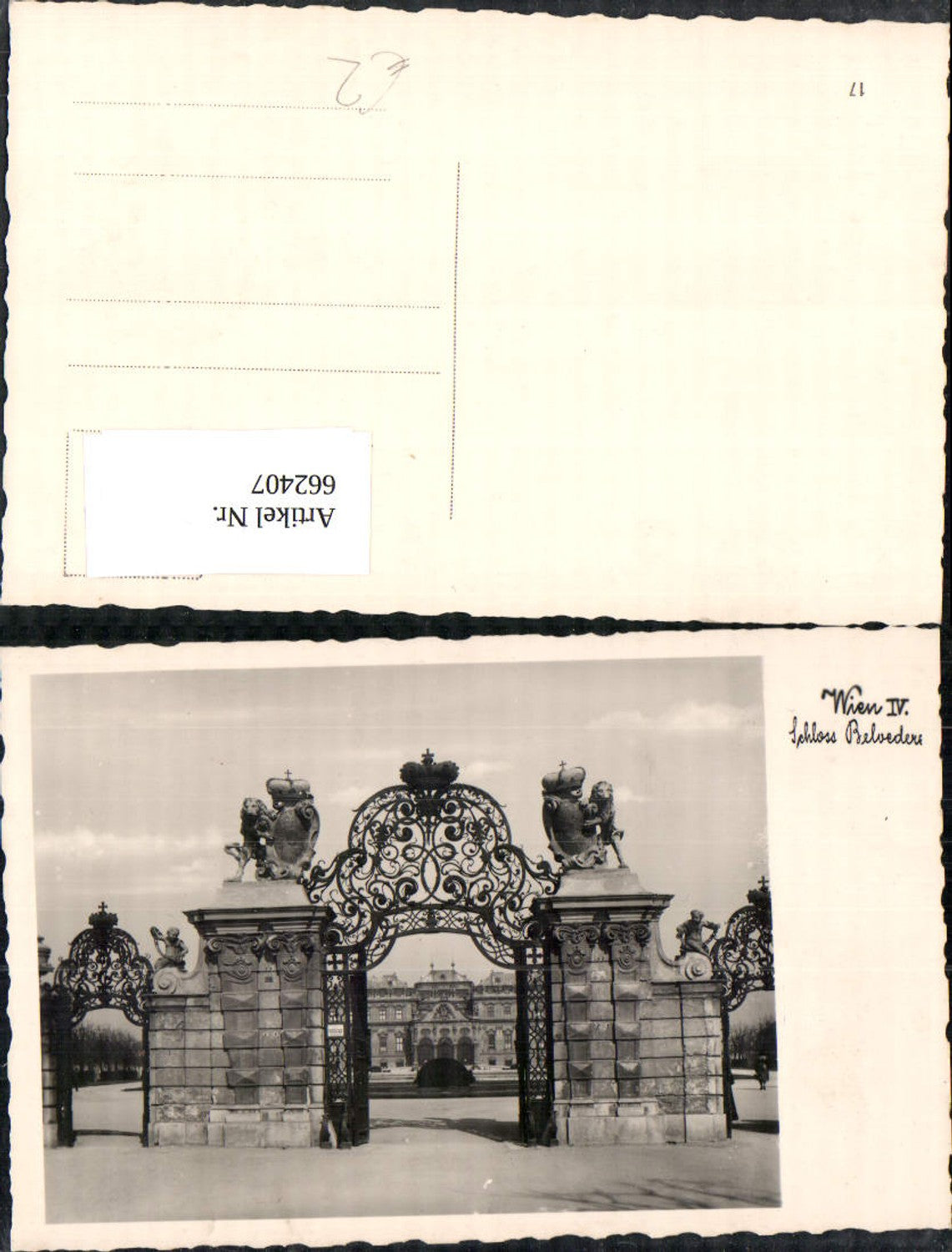 Alte Ansichtskarte – Old Postcard
