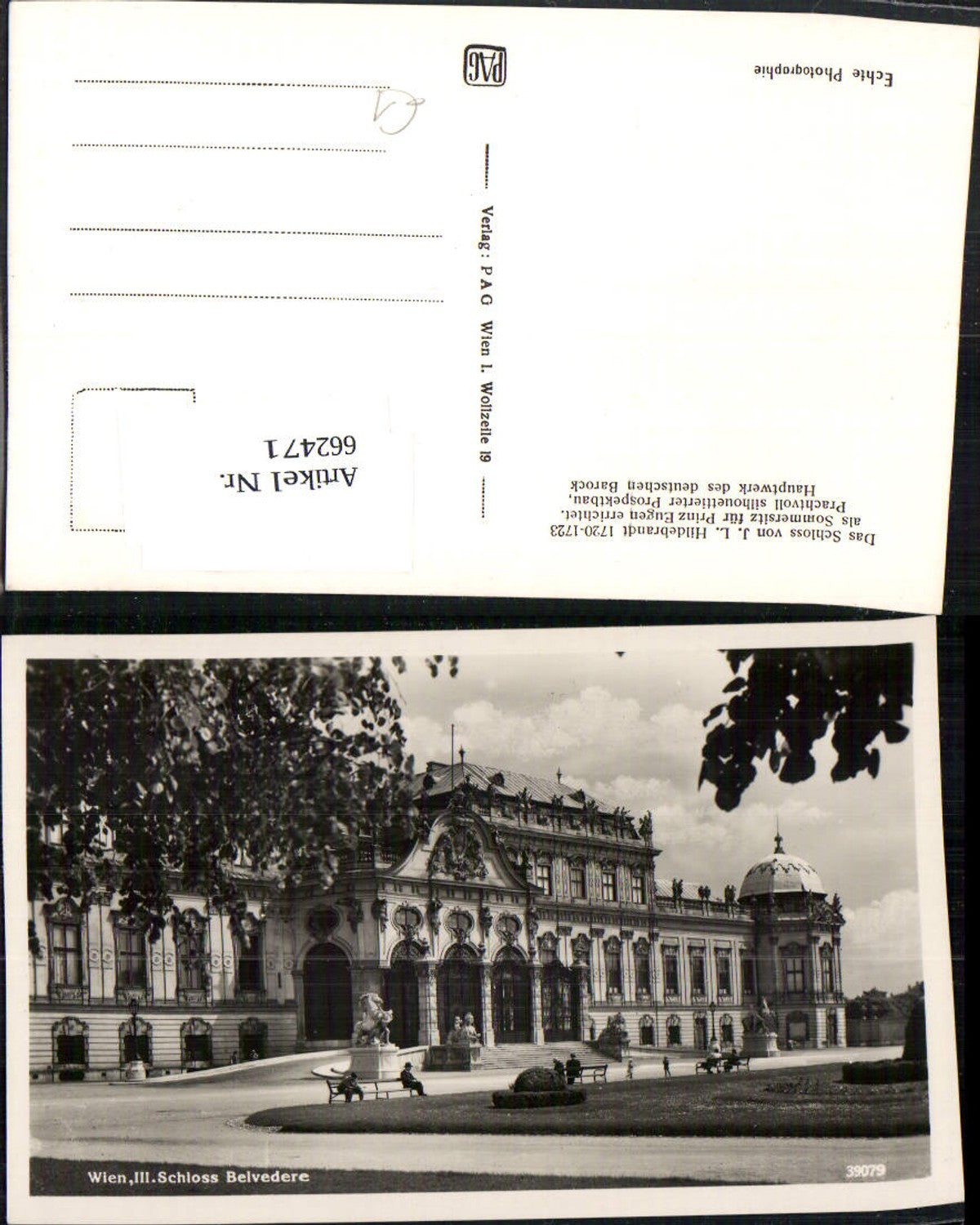 Alte Ansichtskarte – Old Postcard