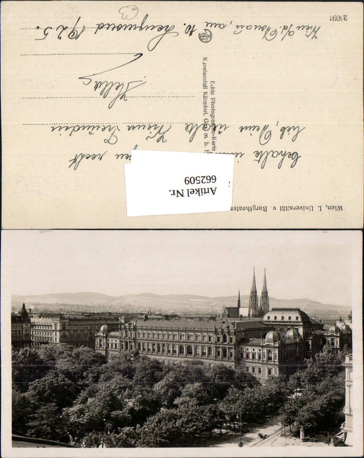 Alte Ansichtskarte – Old Postcard
