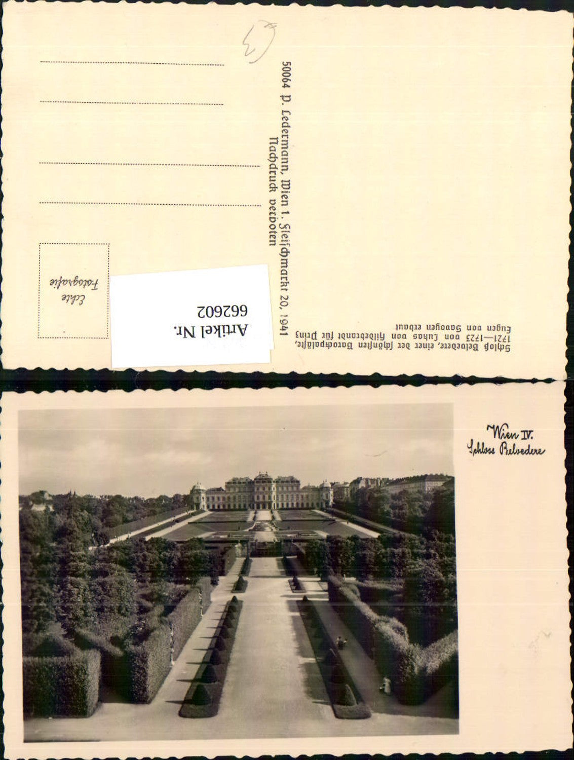 Alte Ansichtskarte – Old Postcard