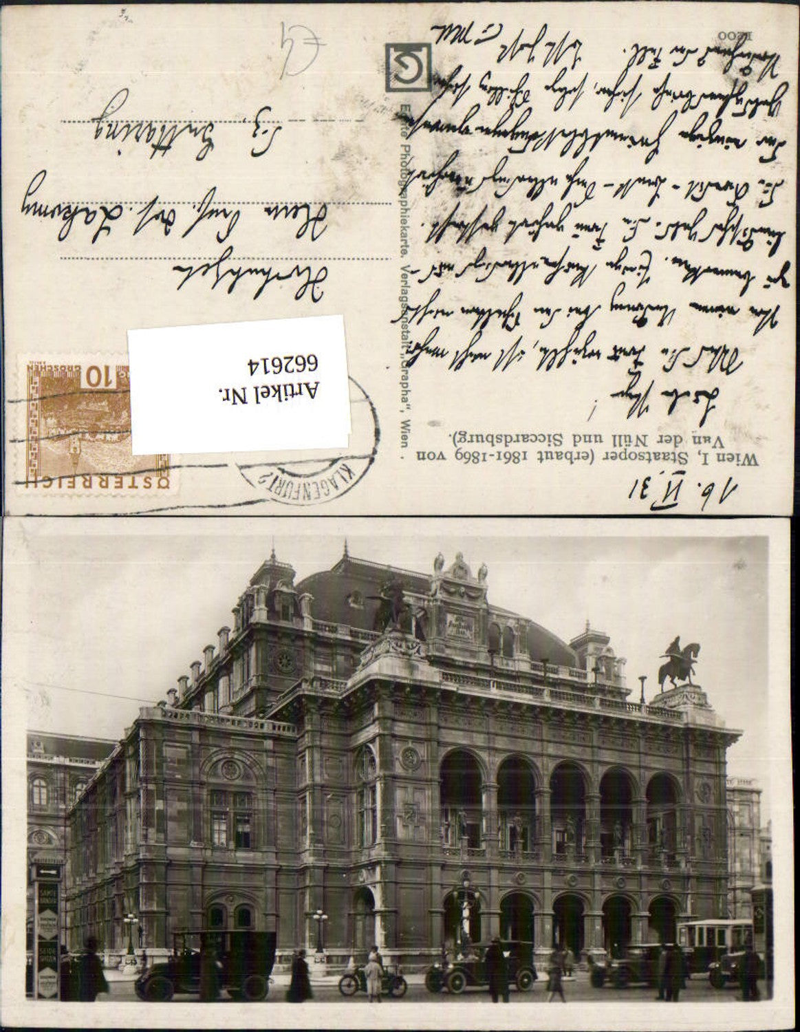 Alte Ansichtskarte – Old Postcard