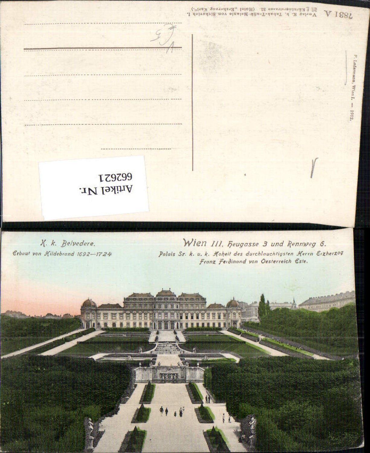 Alte Ansichtskarte – Old Postcard