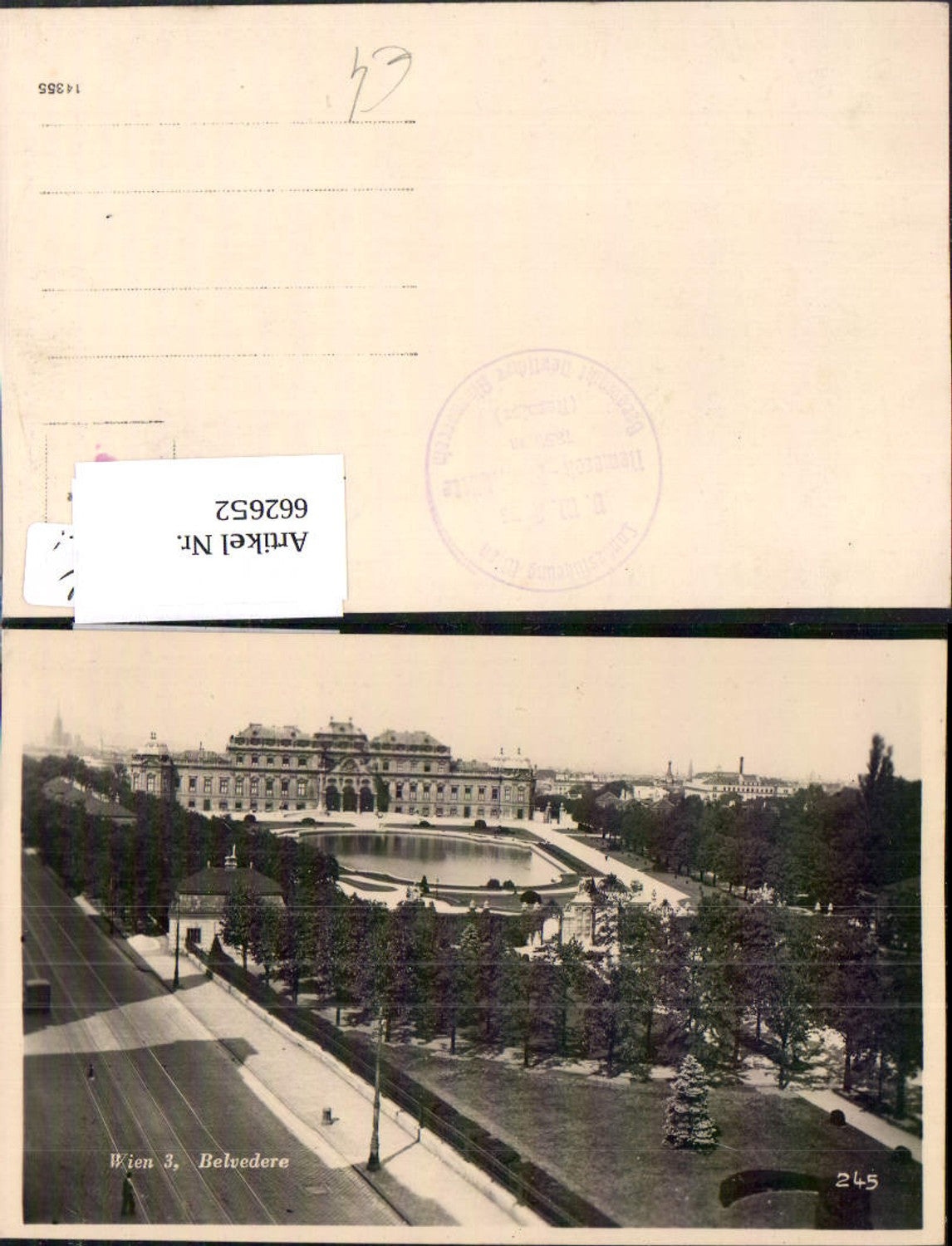 Alte Ansichtskarte – Old Postcard
