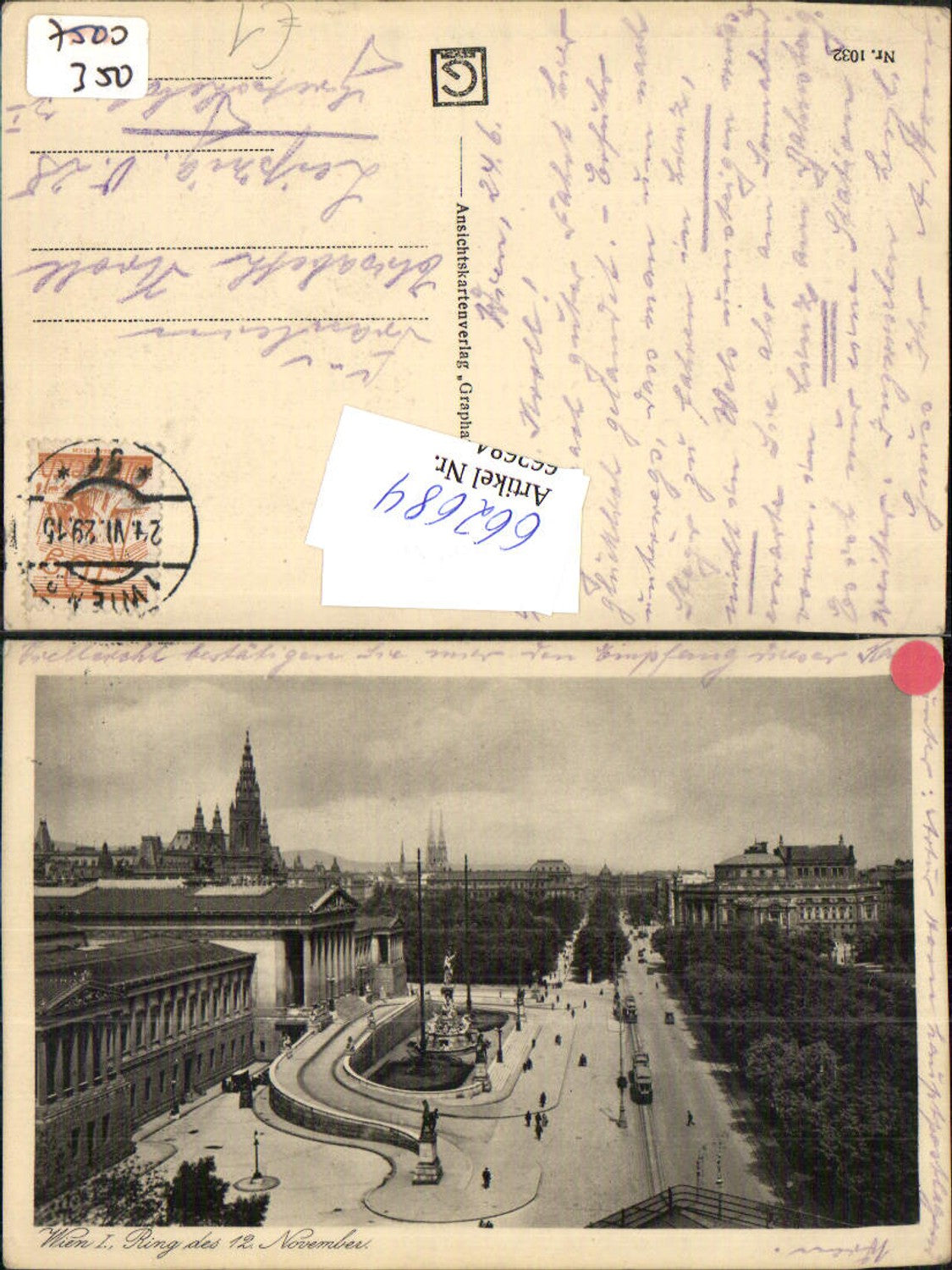 Alte Ansichtskarte – Old Postcard