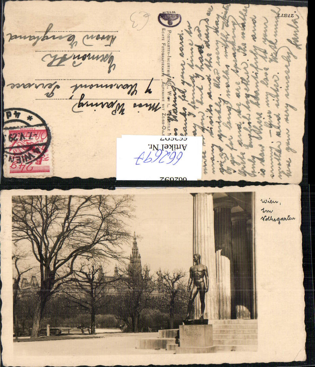 Alte Ansichtskarte – Old Postcard