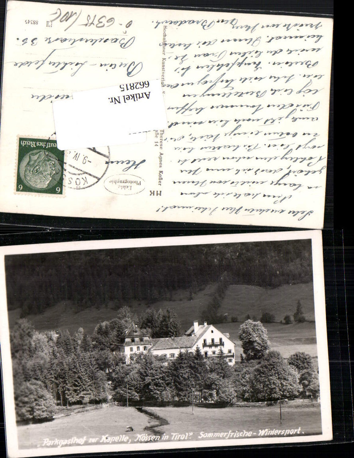 Alte Ansichtskarte – Old Postcard
