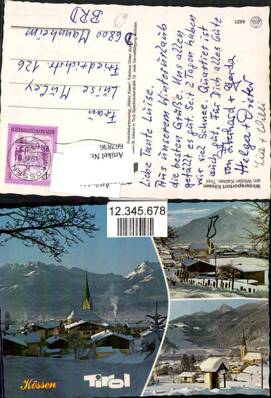 Alte Ansichtskarte – Old Postcard