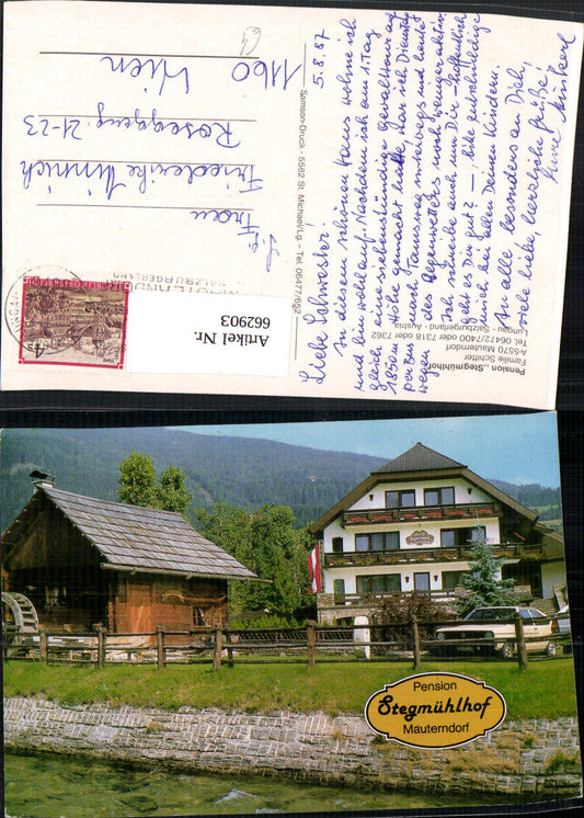 662903,Mauterndorf Pension Stegmühlhof