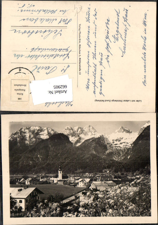 662905,Foto Ak Lofer mit Loferer Steinberge