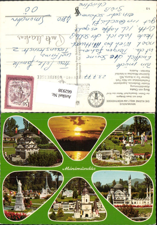 662938,Mehrbild Ak Klagenfurt am Wörthersee Minimundus