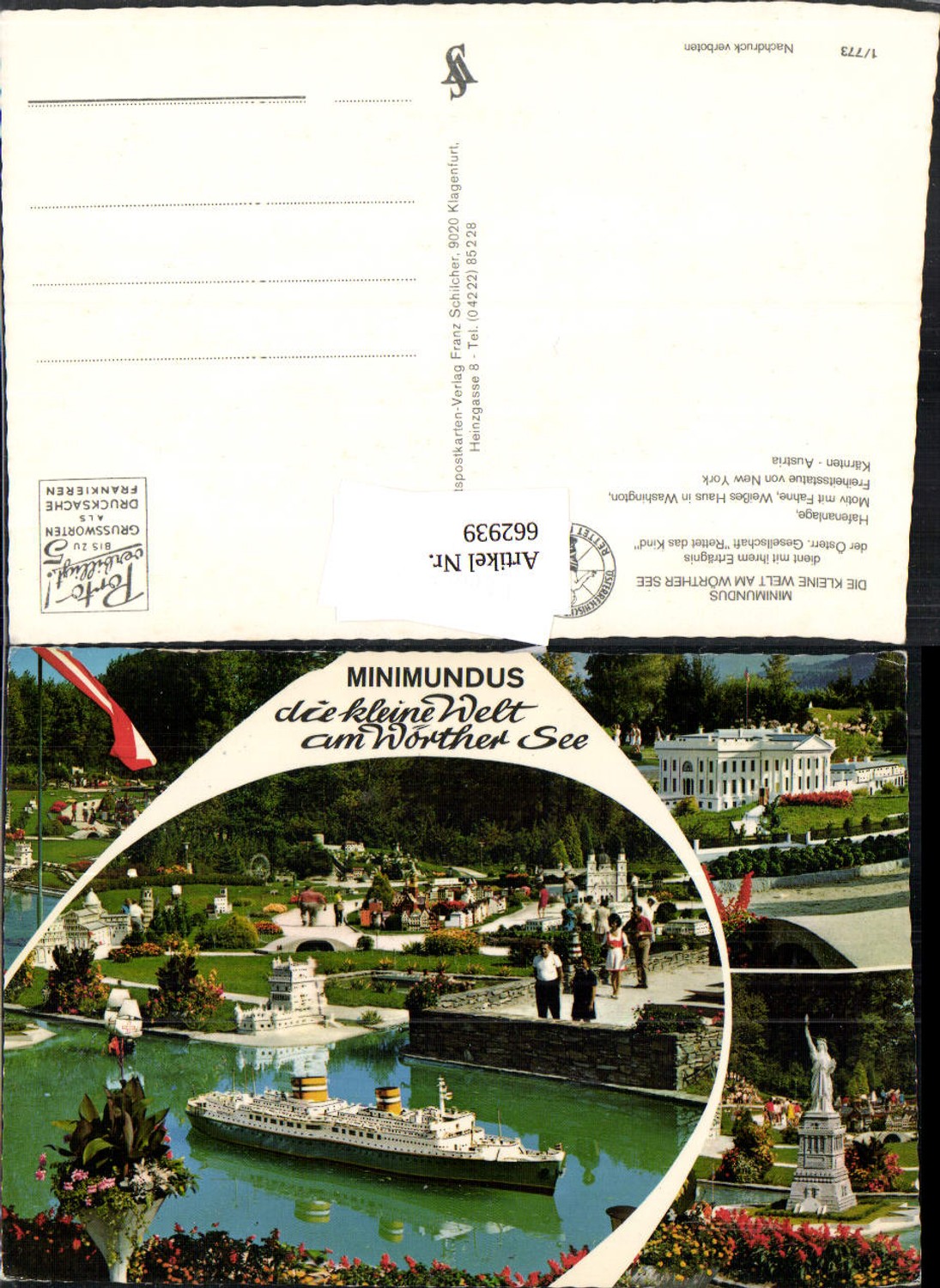662939,Mehrbild Ak Klagenfurt am Wörthersee Minimundus