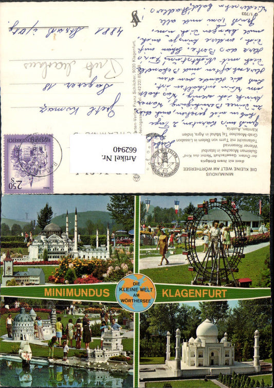 662940,Mehrbild Ak Klagenfurt am Wörthersee Minimundus