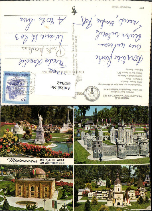 662942,Mehrbild Ak Klagenfurt am Wörthersee Minimundus