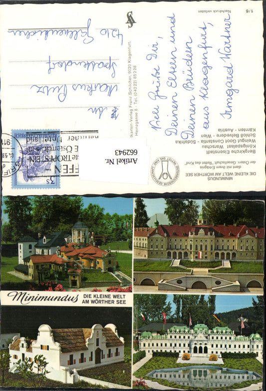 662943,Mehrbild Ak Klagenfurt am Wörthersee Minimundus