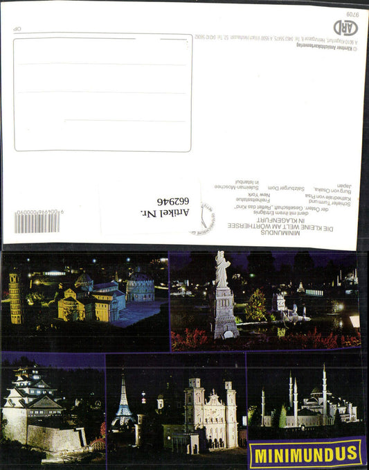 662946,Mehrbild Ak Klagenfurt am Wörthersee Minimundus