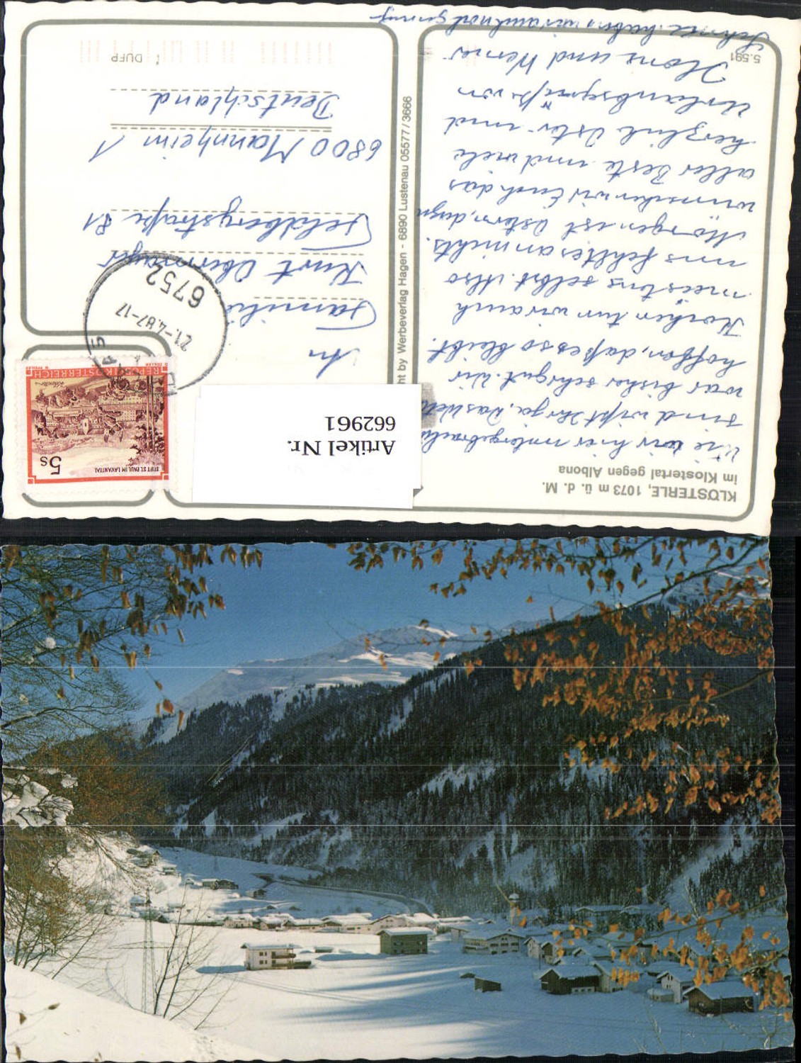 Alte Ansichtskarte – Old Postcard