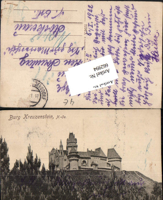 662994,Burg Kreuzenstein bei Korneuburg Leobendorf pub Ledermann 7296A