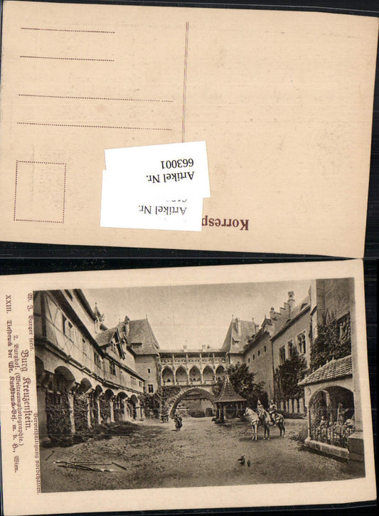 663001,W.J. Burger Burg Kreuzenstein bei Korneuburg Leobendorf