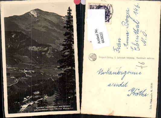 663022,Krimml im Pinzgau Gasthof Schönangerl Gernkogel