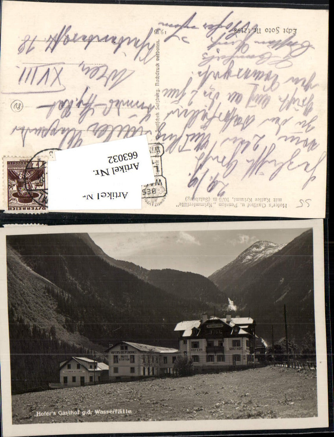 663032,Krimml im Pinzgau Hofers Gasthof