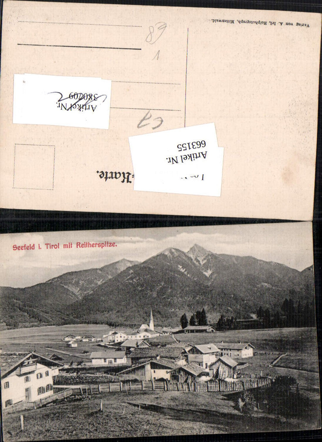 Alte Ansichtskarte – Old Postcard