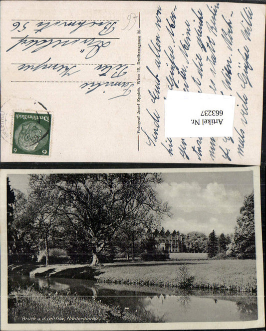 663237,Bruck a. d. Leitha Ansicht mit Schloss Prugg