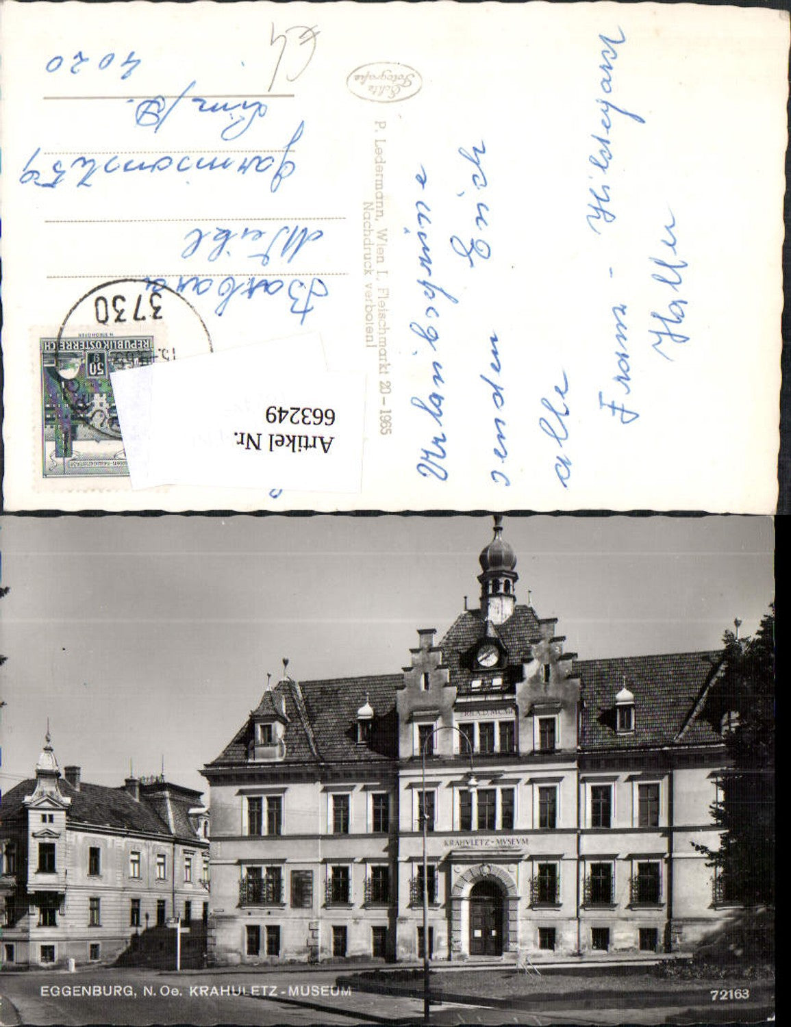 663249,Foto Ak Eggenburg Krahuletz-Museum
