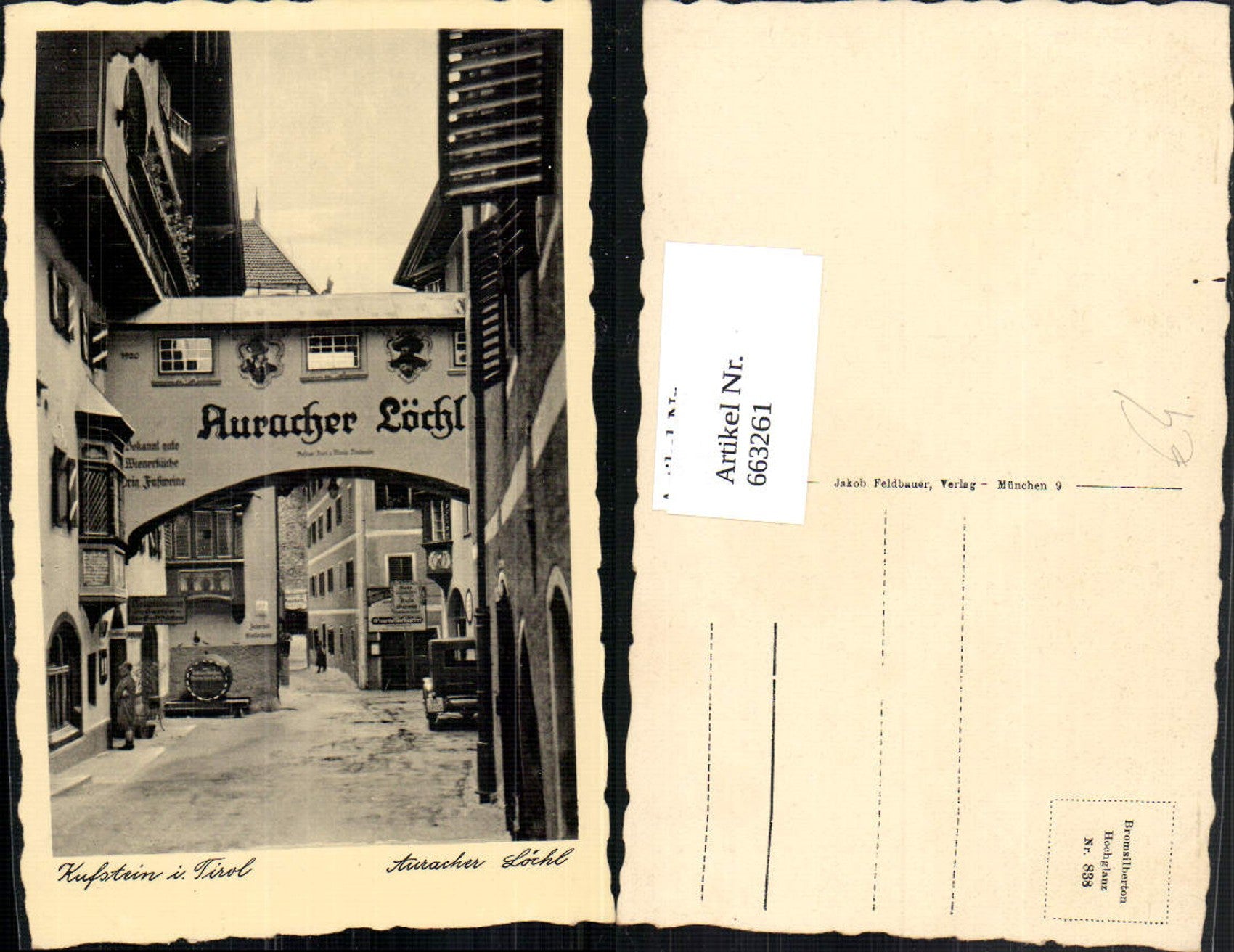 Alte Ansichtskarte – Old Postcard