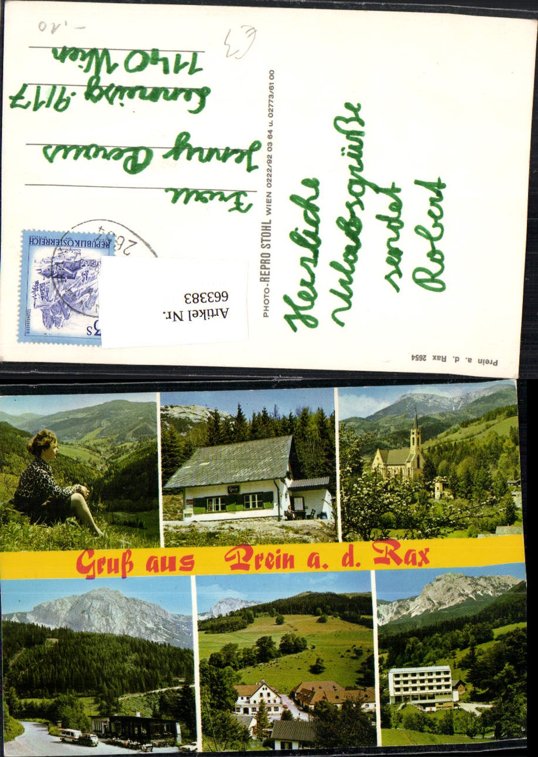 663383,Mehrbild Ak Prein a. d. Rax Ansichten Reichenau an der Rax