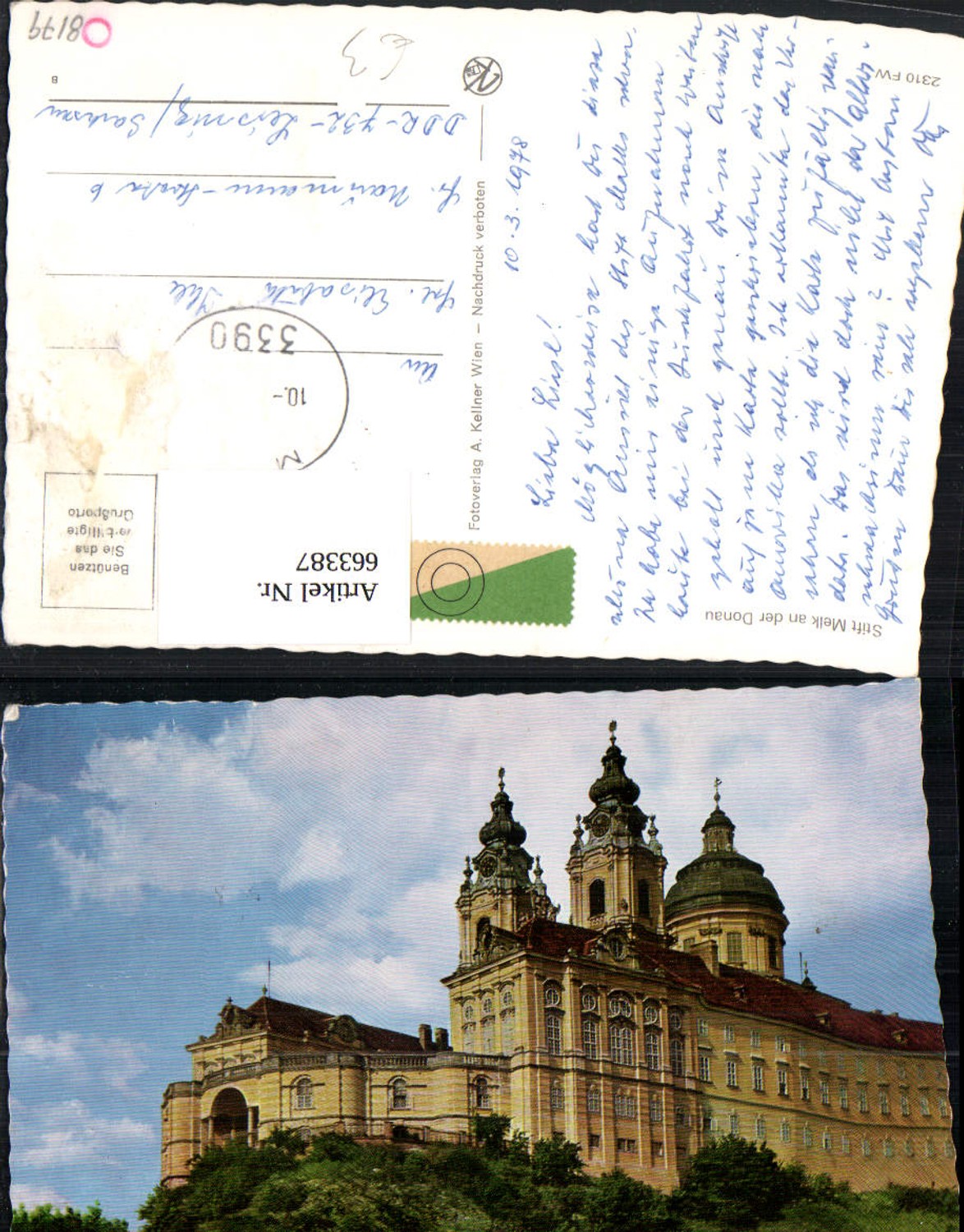 663387,Stift Melk a. d. Donau